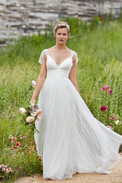 de la nota: trajes de novia bohemios para una boda campestre leer