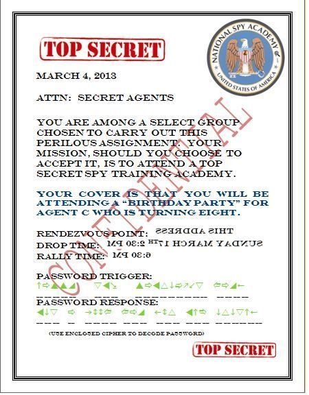 spy party the invitations