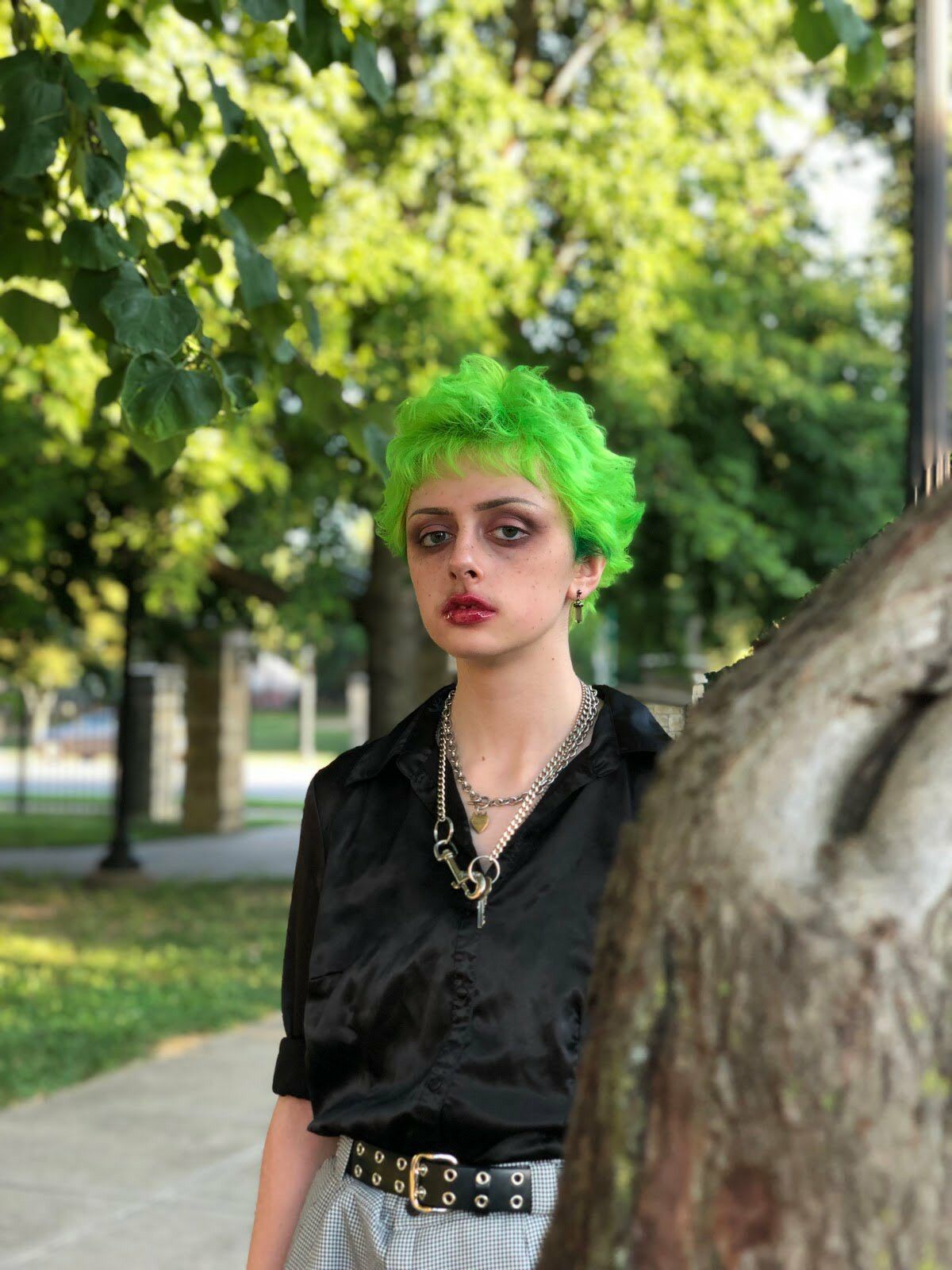 Pin by emo clown on tt | Punk, Green eyed monster, Hair