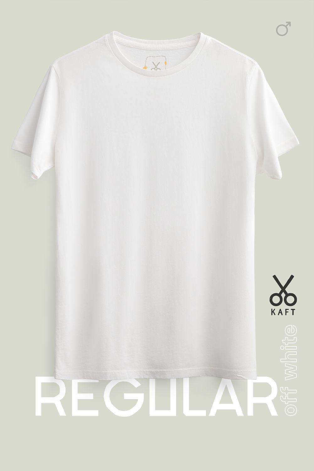 Regular Off White Basic Tshirt