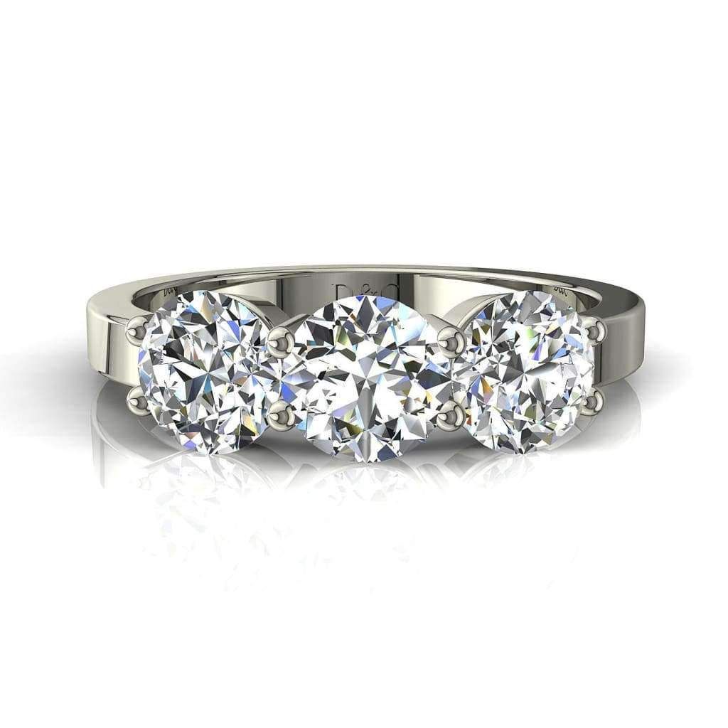 bague or blanc et jaune avec 3 diamants bague or blanc et jaune avec 3 diamants