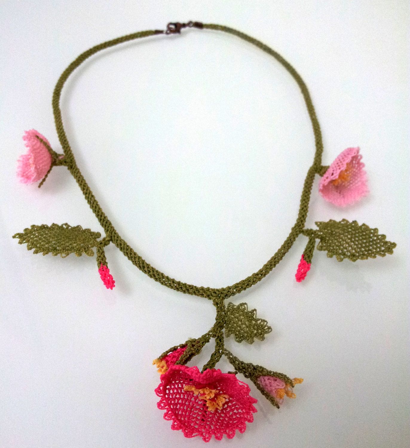 Fuchsia Necklace Fuchsia Flower Necklace Fuchsia Wedding Flowers Fuchsia Bridesmaid Jewelry Custom Neck Fuchsia Necklace Custom Necklace Bridesmaid Jewelry
