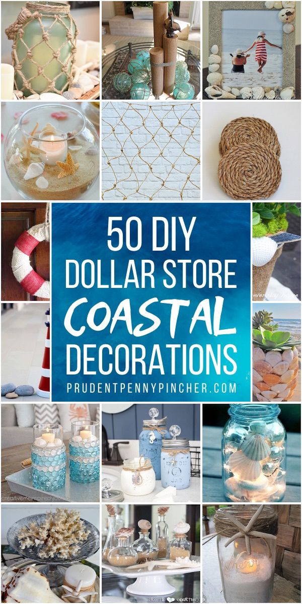 50 Dollar Store Coastal DIY Home Decor