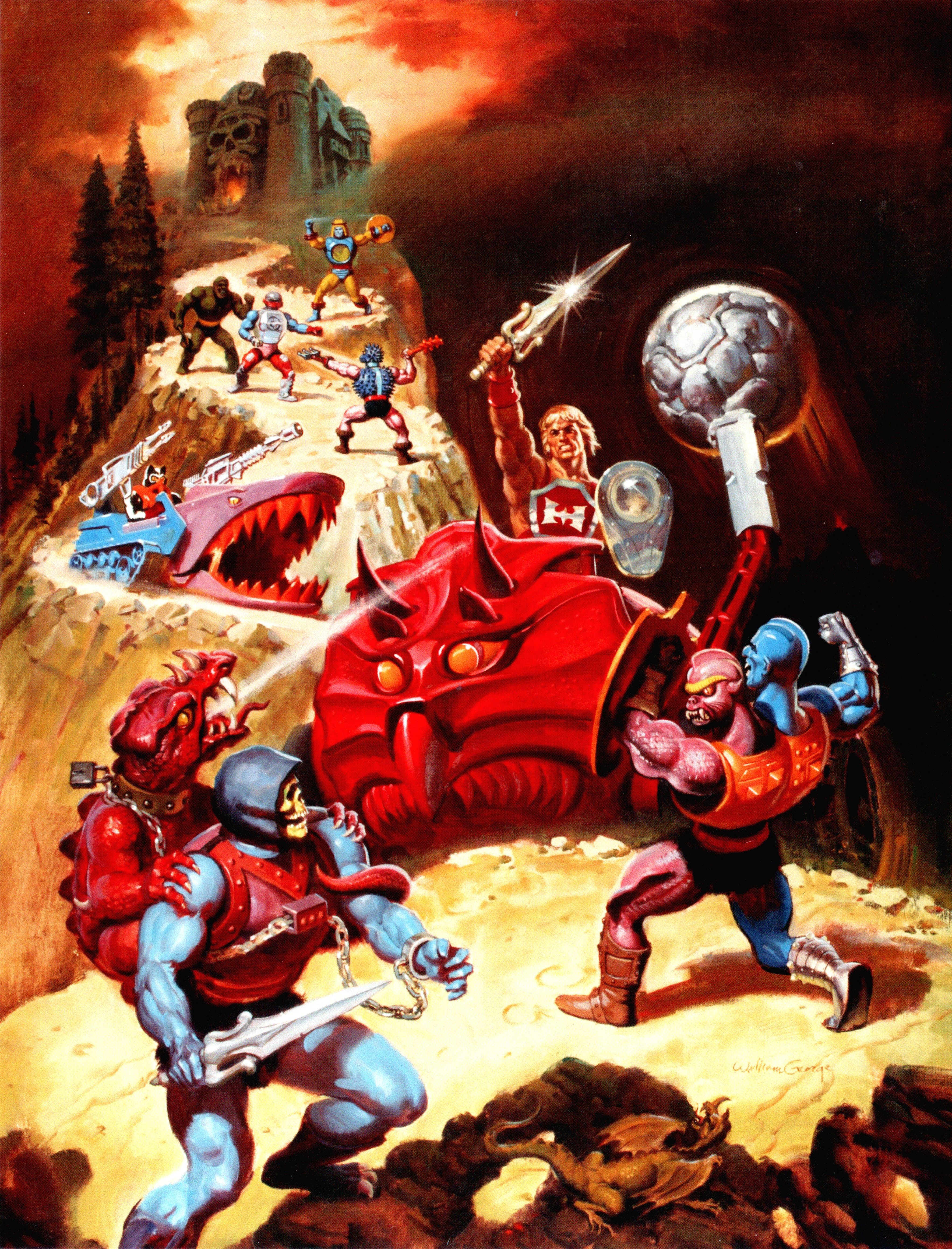 Dragon Blaster Skeletor Masters Of The Universe 80s Cartoons