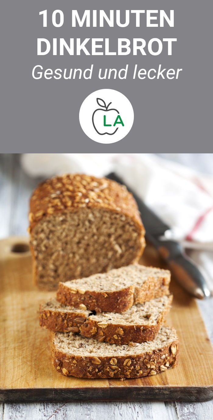 Unser schnelles Dinkelbrot Rezept ist perfekt für alle, die ein gesundes Brot selber backen wollen. Außerdem eignet es sich bestens für eine weizenfreie Ernährung. #gesund #leinsamen #rezepte #backen Healthy Bread Recipes, Easy Cake Recipes, Healthy Baking, Baking Recipes, Soup Recipes, Dinner Recipes, Wheat Free Diet, Coconut Milk Soup, Chocolate Cake Recipe Easy