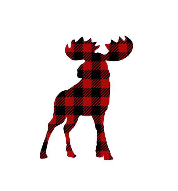 Download This item is unavailable | Etsy | Plaid moose, Moose ...