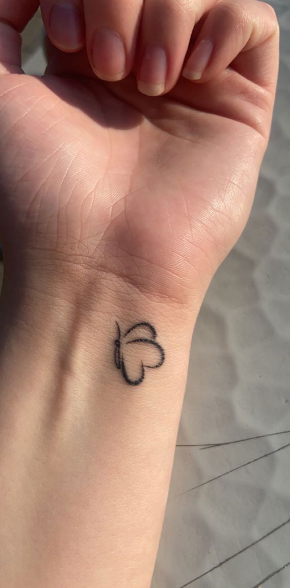 wrist tattoo, small butterfly tattoo ideas, unique tattoos, tattoo ideas for women with meaning, tattoo ideas for women small, tattoo ideas for women arm, unique tattoos for females, unique tattoo ideas, best female tattoos 2022, best female tattoos, tattoo ideas with meaning, tattoo ideas for female, aesthetic small tattoo ideas Hand Tattoos For Girls, Cool Wrist Tattoos, Cute Tattoos For Women, Wrist Tattoos For Women, Small Girl Tattoos, Cute Small Tattoos, Mini Tattoos, Cute Hand Tattoos, Heart Wrist Tattoos