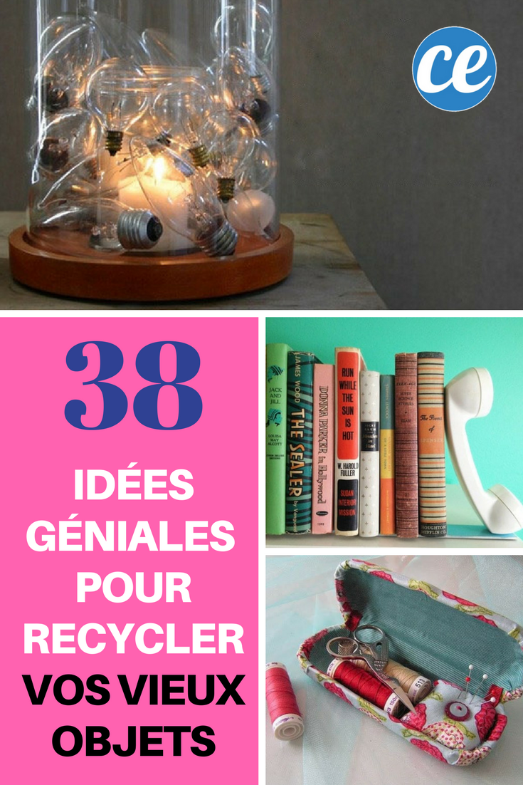 38 Idées Pour Recycler Vos Vieux Objets Facilement.