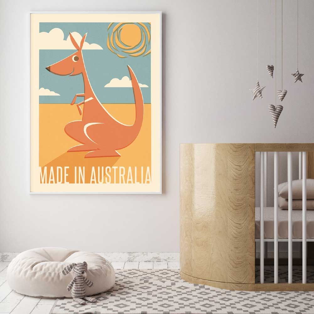 Looking For An Aussie Inspired Print Your Baby S Nursery Or Looking For An Aussie Inspired Print Your Baby S Nursery Or Child Room This Retro Feel Is The Perfect Art Made In Australia Kiddo