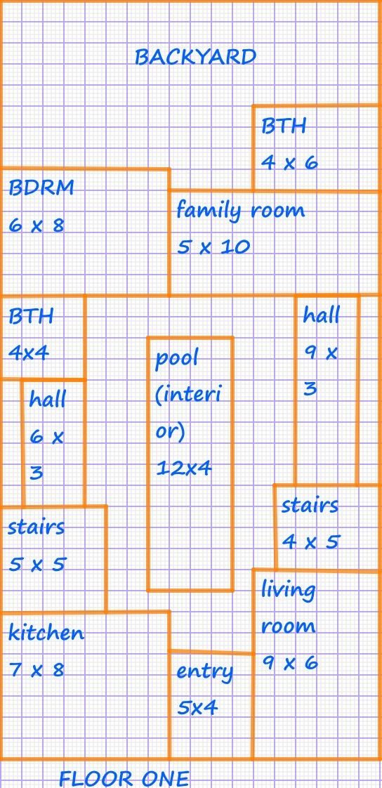 Sims Freeplay Original Designs — These are the dimensions of my three story mansion...