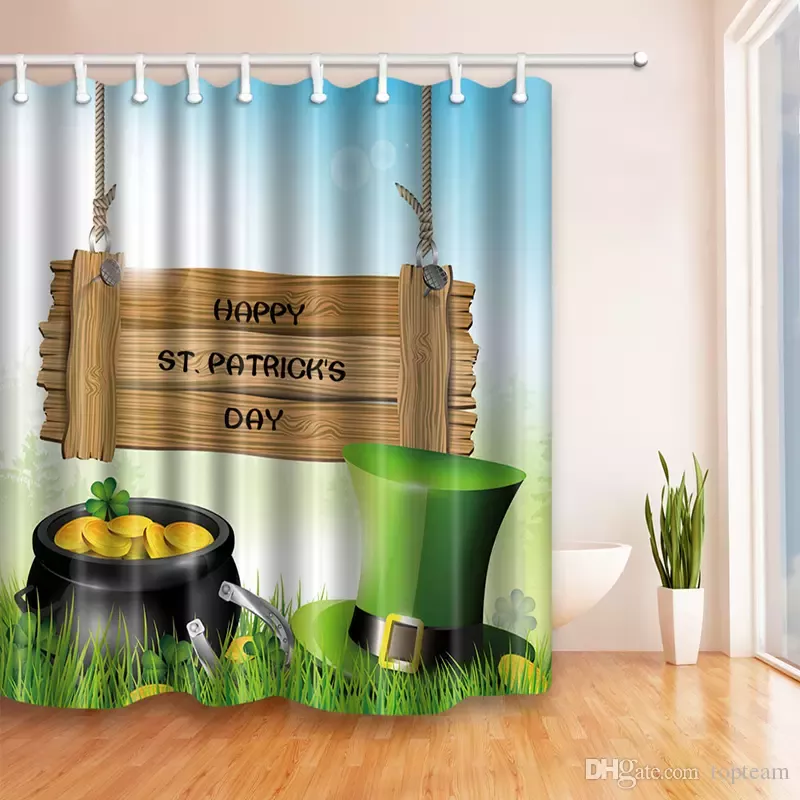 Amazon Com St Patrick S Day Shower Curtain In 2020 St Patricks