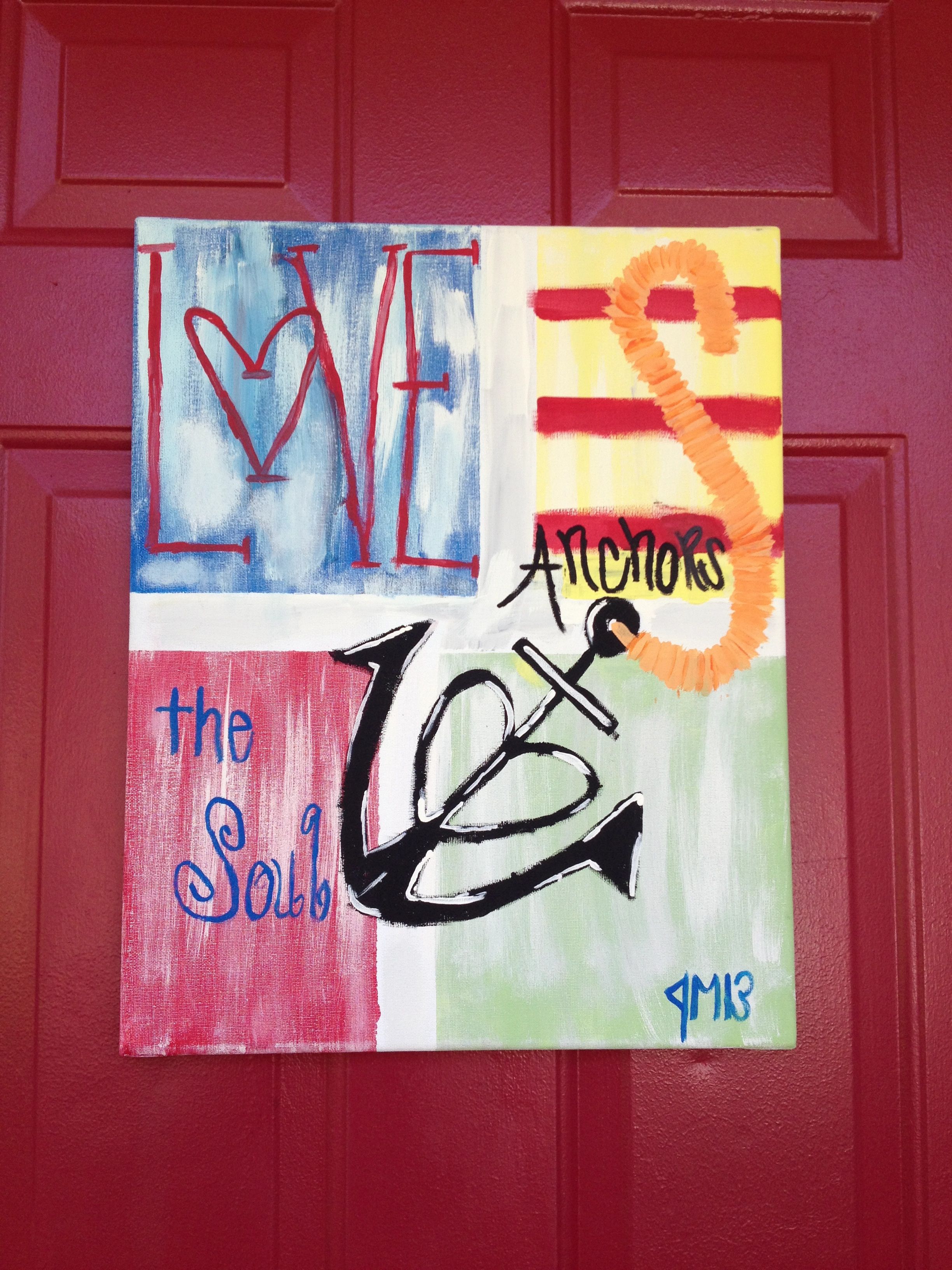 diy neon sign canvas