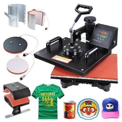 5 in 1 black heat press transfer sublimination machine agape s