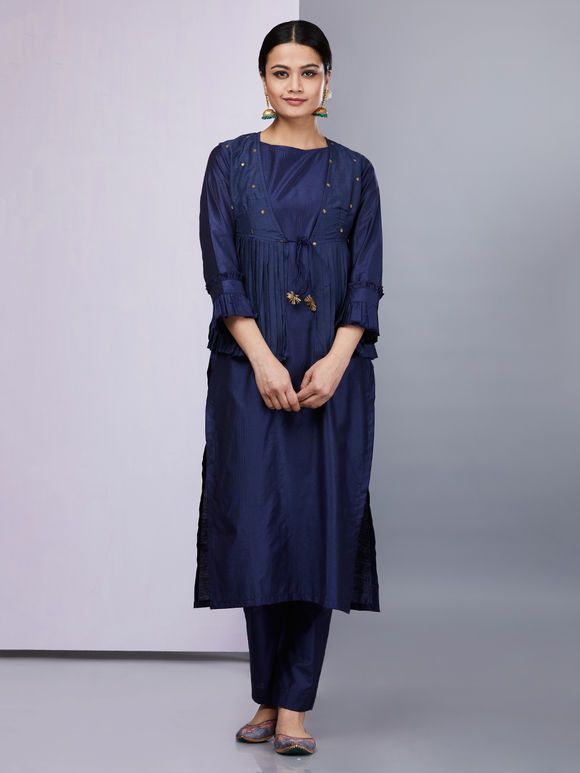 party wear kurta pant set