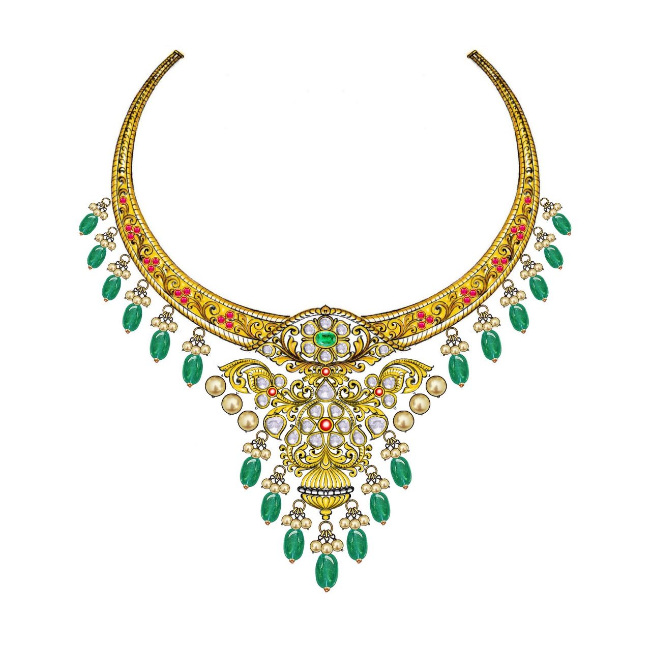 pin-by-kichu-on-background-jewelry-design-drawing-jewelry-drawing