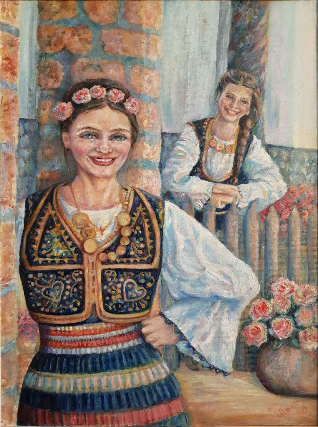 Painted By Lola Adzic Serbian Art beautiful-bollywood-actress-most-beautiful-indian-actress-beautiful
