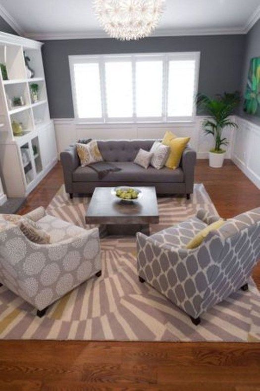 41 Amazing Small Apartment Living Room | Small living room furniture