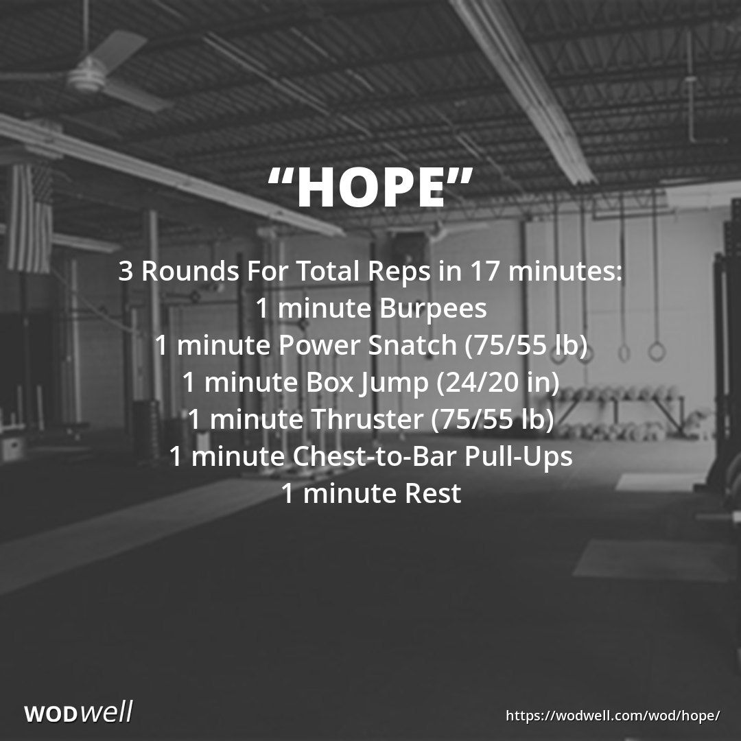 Simple Hope Crossfit Workout for Women