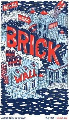 Pink Floyd - Another Brick in the Wall | Pink floyd art, Pink floyd