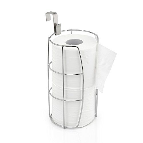 Over The Tank Toilet Paper Roll Holder Storage w Metal Hanging Hook ... Over The Tank Toilet Paper Roll Holder Storage w Metal Hanging Hook ...