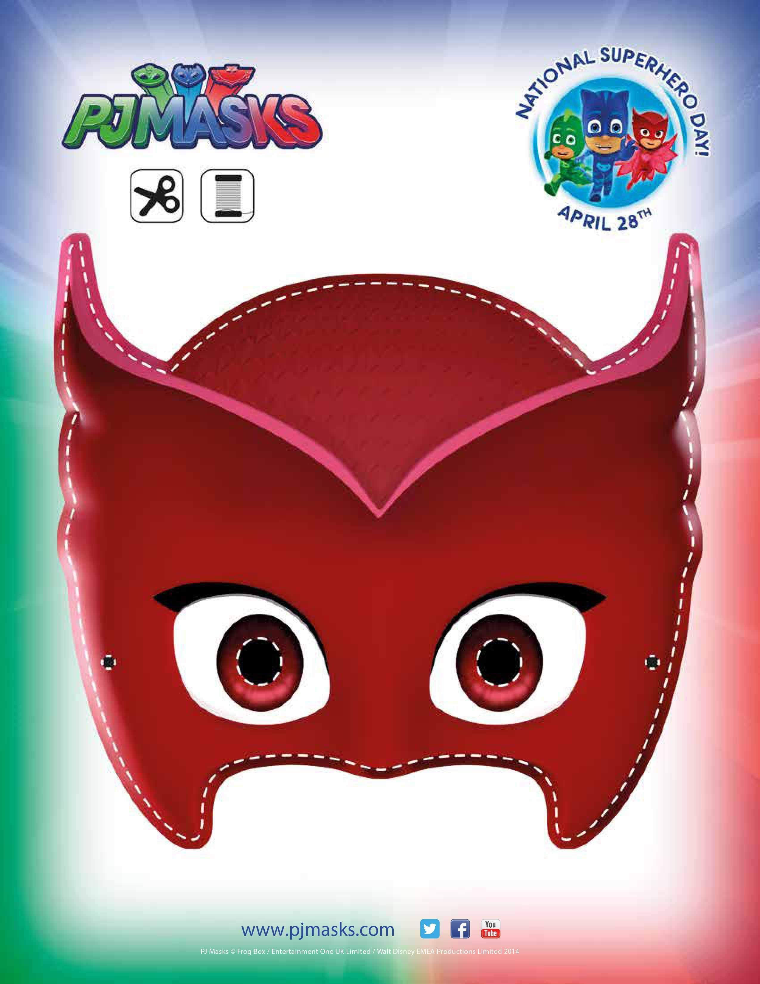 Exhilarating image inside pj mask printable template Smart image regarding pj mask printable template