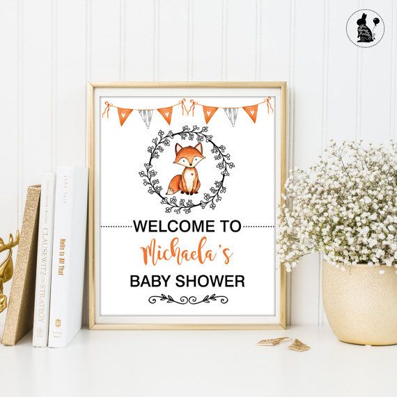 baby welcome sign