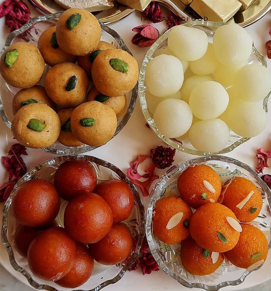 Indian Sweets in Purple package