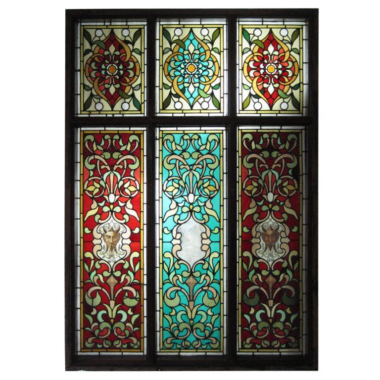 Hand Painted Stained Gl Windows Garden And Hand Painted Stained Gl Windows From A Unique Collection Of Antique And Modern At Https Www 1stdibs Furniture Building Garden