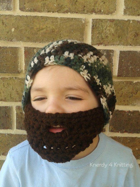 Camo Beard Hat, Crocheted Bearded Beanie, Crochet Camoflauge Hat, Beard Beanie, gifts for men, gifts #crochetedbeards