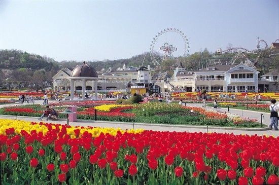 This Photo Was Taken In Seoul South Korea On The Rooftop Garden Of The Times Square Mall South Korea Seoul Korea Oh The Places You Ll Go