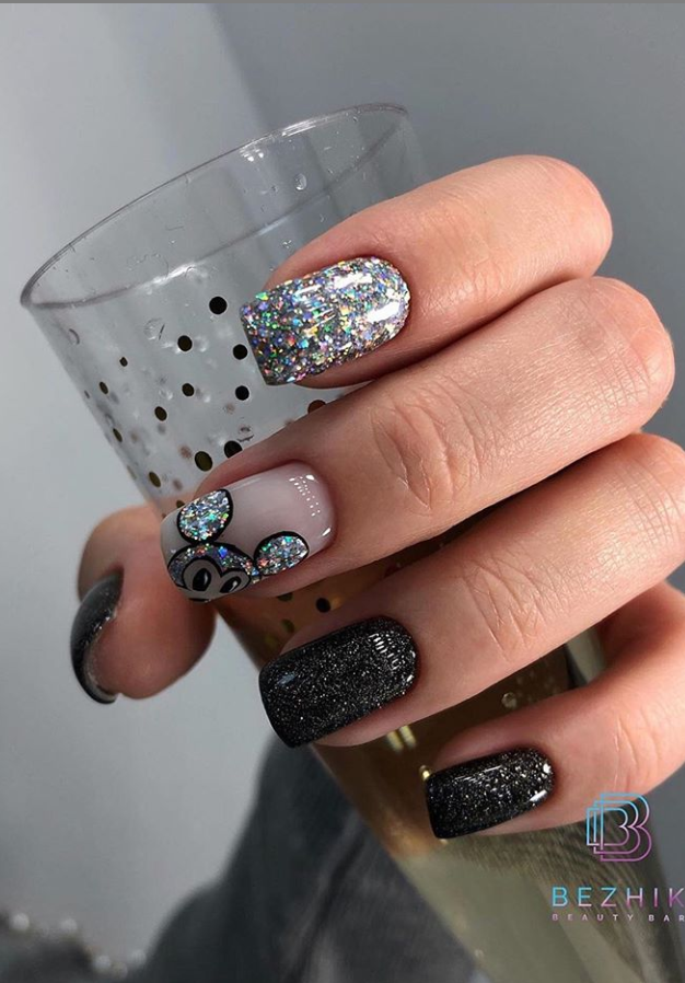 70 Beautiful Natural Short Square Nails Design For Winter Nails Spring Nails 2020 Square Nails Short Square Nails Winter Nails