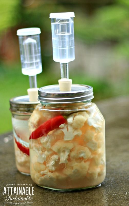 Delicious Lacto-Fermented Cauliflower -- Make Your Gut Happy!