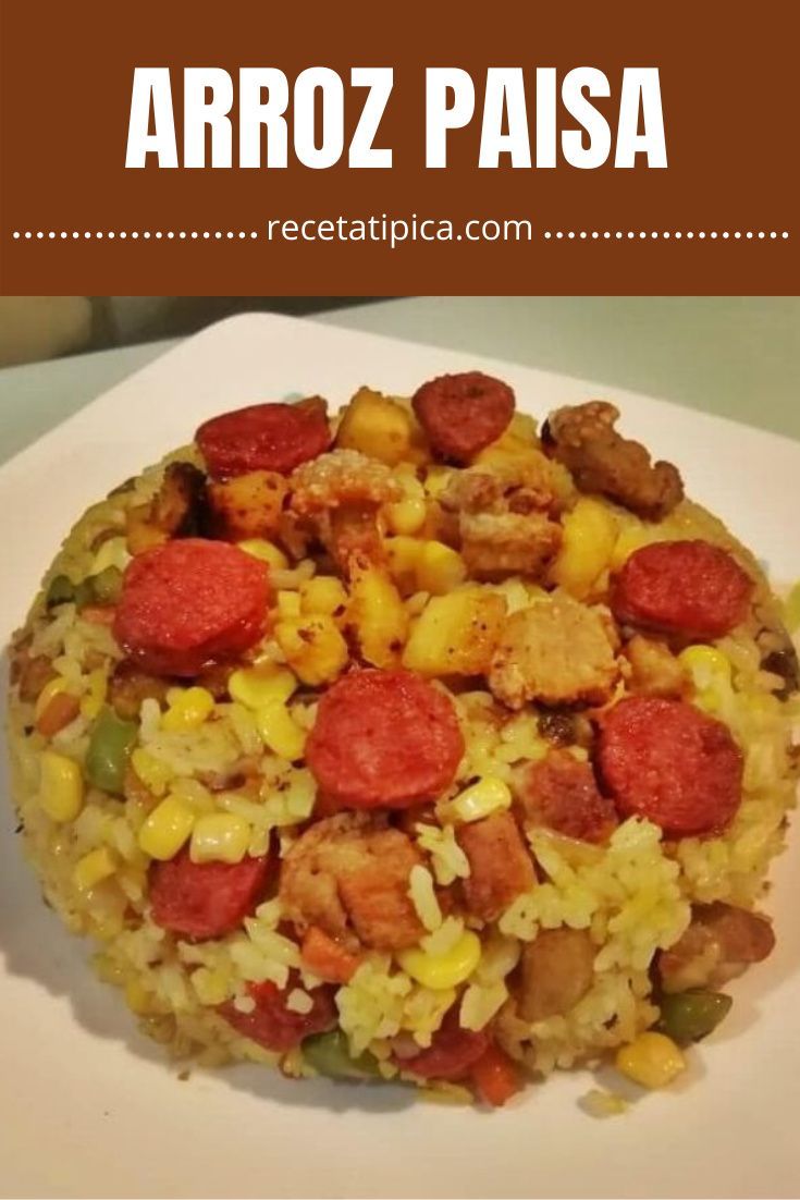 Como hacer Arroz Paisa /Te invito a que nos acompañes y prepares con nosotros un delicioso arroz paisa, fácil y sencillo de preparar, no tardarás mucho en la cocina y al final te deleitaras con su sabor. #cerdo #comida #arroz #receta #plátano Main Dishes, Side Dishes, Easy Recipies, Colombian Food, Risotto Recipes, Arepas, American Food, Masterchef, Martha