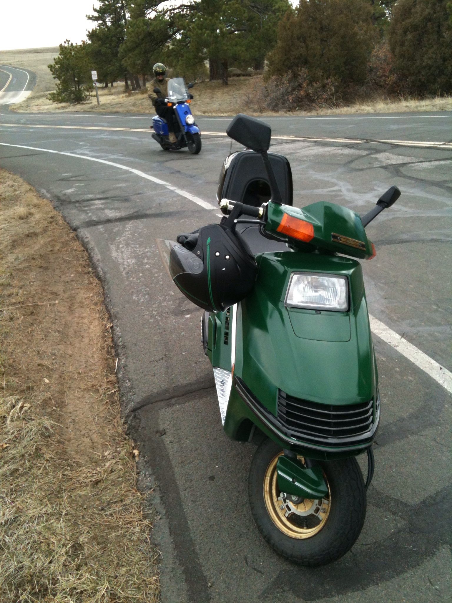 Scooting Around Gas Scooter Moped Scooter