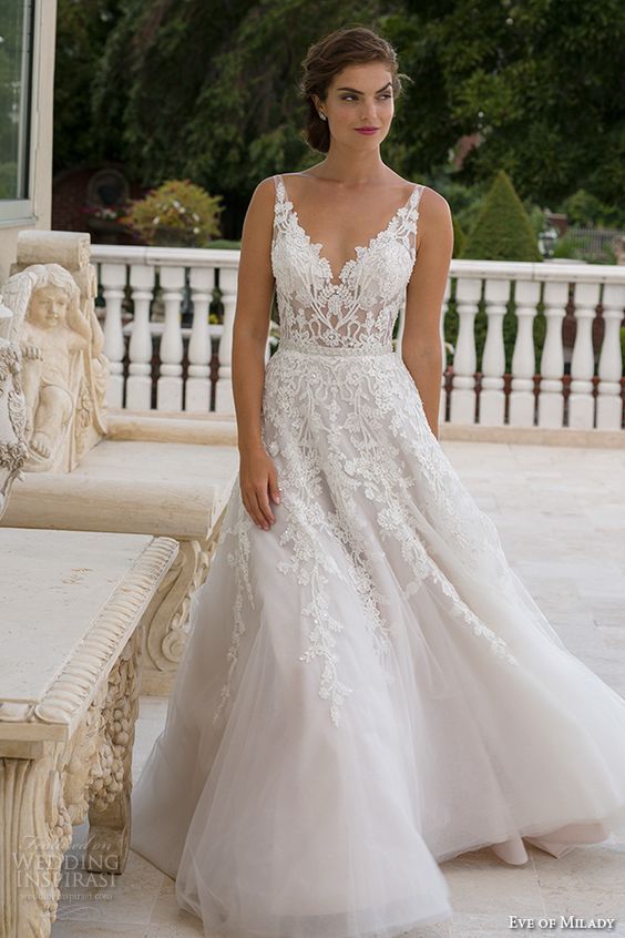 50 beautiful lace wedding dresses to die for | vestidos de novia