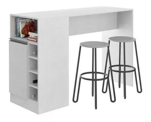 Barra desayunador - Isla Cocina Medidas: 1.40 x 0.50 x 0.93 ( Largo x Ancho x Alto).Material MDP placa 15mmColores: Blanco - Negro - Avella ( Marrón)Terminación Opaca. Barra desayuno con botellero - Puerta y estante interno. Practica y muy útil para optimizar espacios reducidos. Atención: Precio NO INCLUYE BUTACAS.Armado Gratis !!! ( Sale de Salón Armada). Envíos a todo el País ( Consulte costo).• ¿Cómo realizo mi compra?Lo primero es verificar que haya la mercadería que quieres. Para realizar t Breakfast Bar, Table, Design, Furniture, Home Decor, Drawings, Products, Cabinet Knobs, Decorative Objects