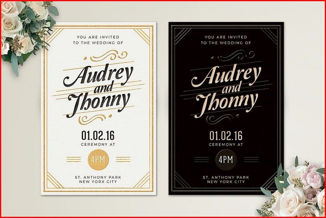 20 fantastic wedding ceremony invitation card design