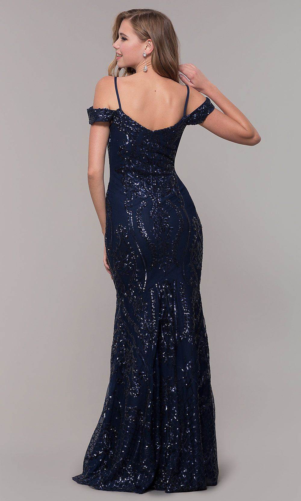 navy blue sequin