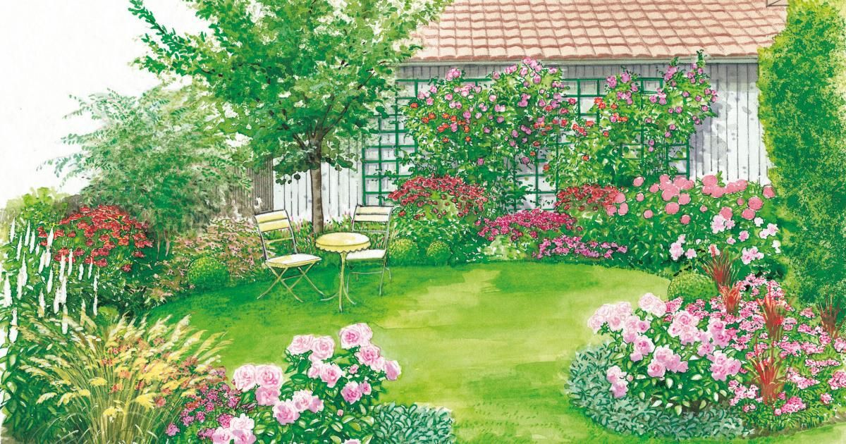 Bunter Rahmen für den Rasen Garten Pinterest - reihenhausgarten vorher nachher Bunter Rahmen für den Rasen Garten Pinterest - reihenhausgarten vorher nachher