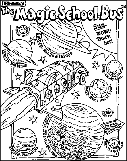 Magic school bus coloring page | Ethan\'s Birthday | Pinterest ... Magic school bus coloring page | Ethan\'s Birthday | Pinterest ...