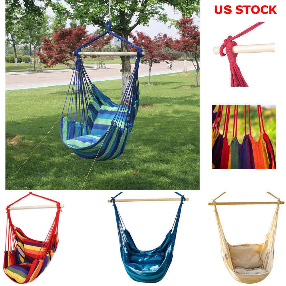 Indoor single hammock chair