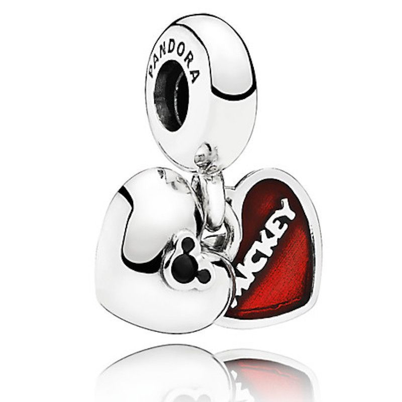 Disney Mickey and Minnie Mouse ''Mickey & Minnie'' Charm by ... Disney Mickey and Minnie Mouse ''Mickey & Minnie'' Charm by ...