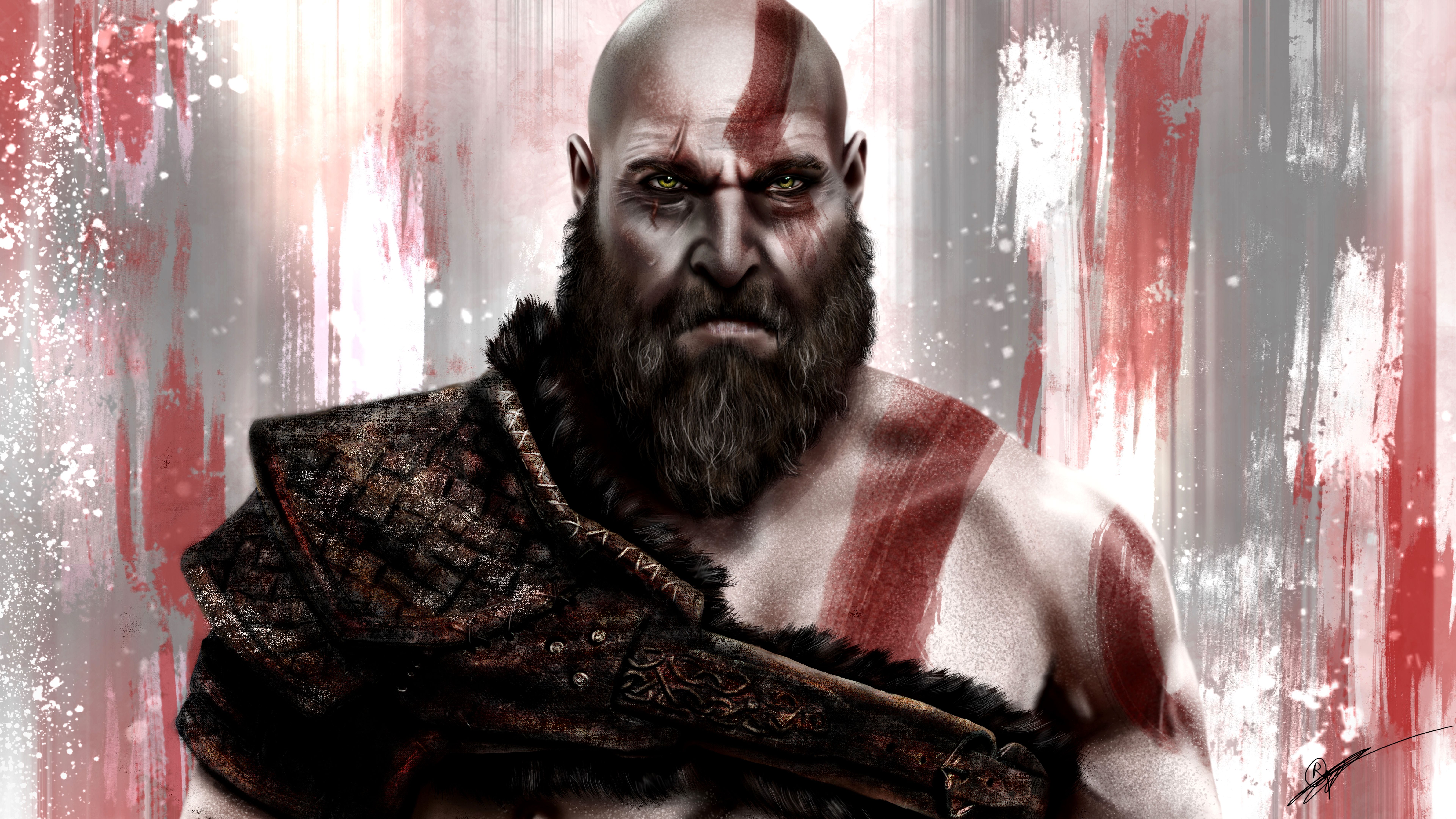 Wallpaper 4K Kratos Trick | Kratos God Of War, God Of War, War