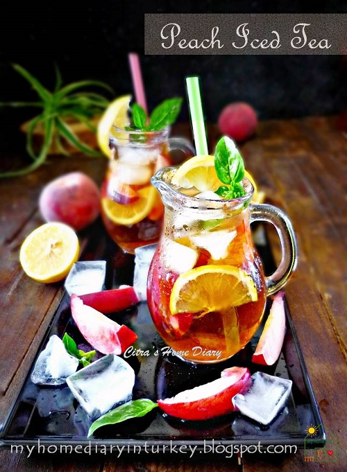 Easy Peach Iced Tea Perfect Summer Drinks Peach Ice Tea Perfect Summer Drink Summer Drinks