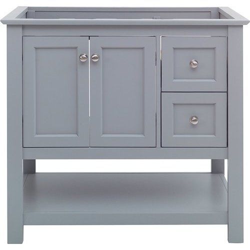 Fresca 36 Inch Manchester Single Sink Vanity Without Top Gray Fcb2336gr Single Bathroom Vanity Bathroom Vanity Base Single Sink Vanity