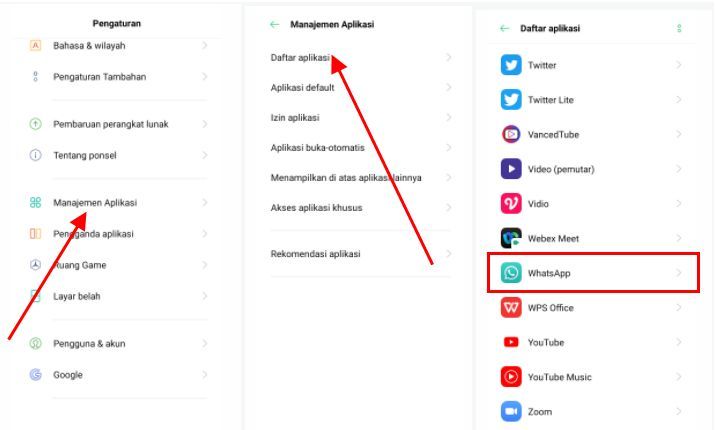 Cara nonaktifkan WA DI hp Oppo Tanpa Mematikan Data