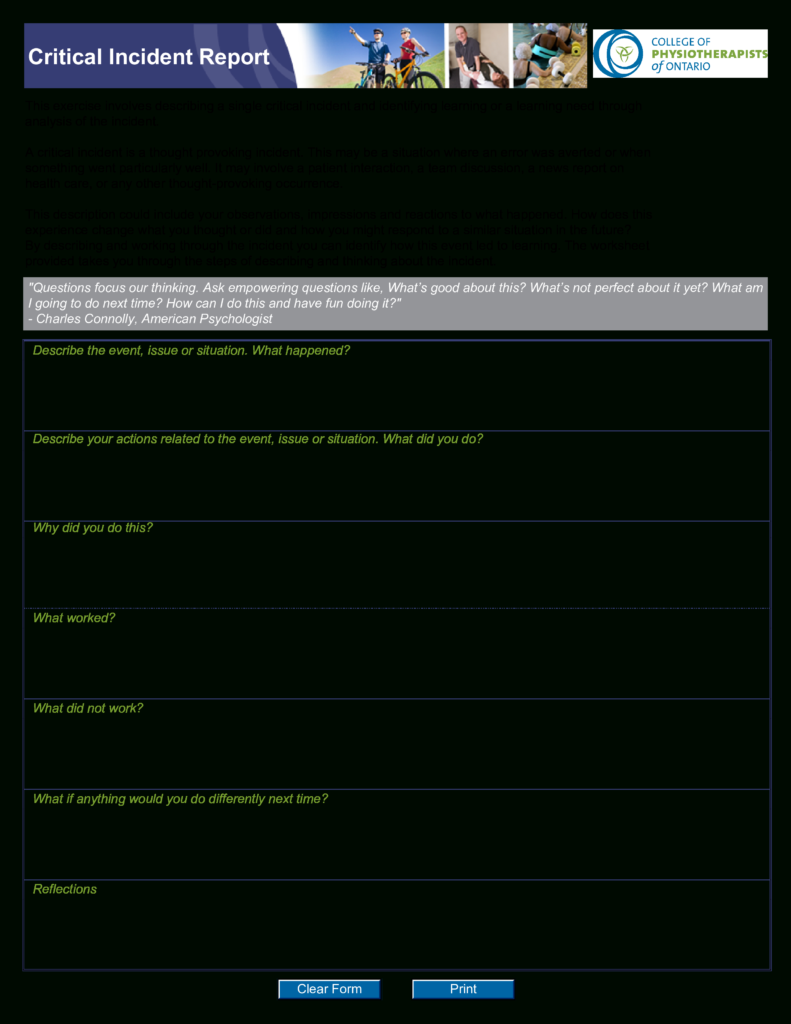 It Critical Incident Report Templates At Allbusinesstemplates Within Serious Incident Report Template Incident Report Report Template Book Report Templates