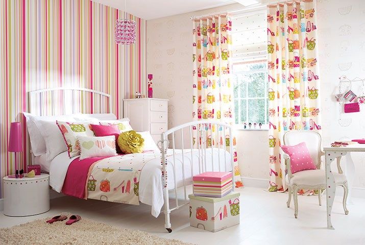 What a Hoot Fabrics 6 Harlequin Fabrics, Harlequin Wallpaper, Stripe Wallpaper, Fabric Wallpaper, Teen Girl Bedrooms, Kids Bedroom, Girl Rooms, Bedroom Ideas, Bedroom Decor