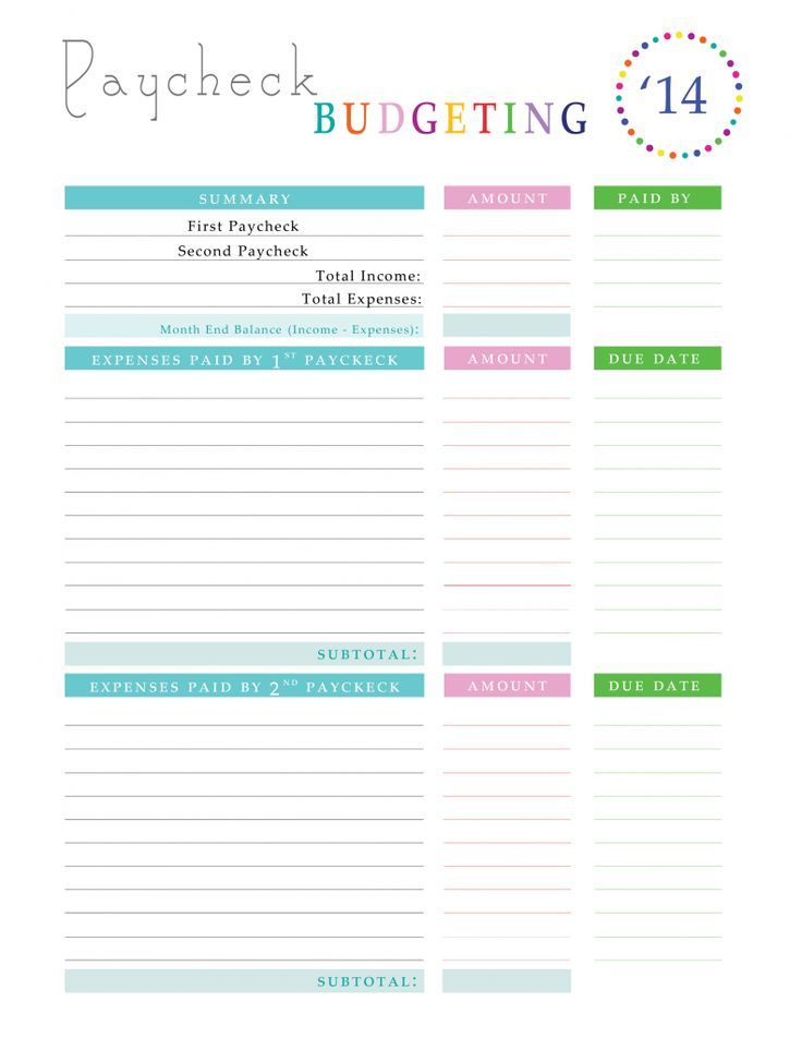 Witty image inside paycheck budget printable Intrepid image regarding paycheck budget printable