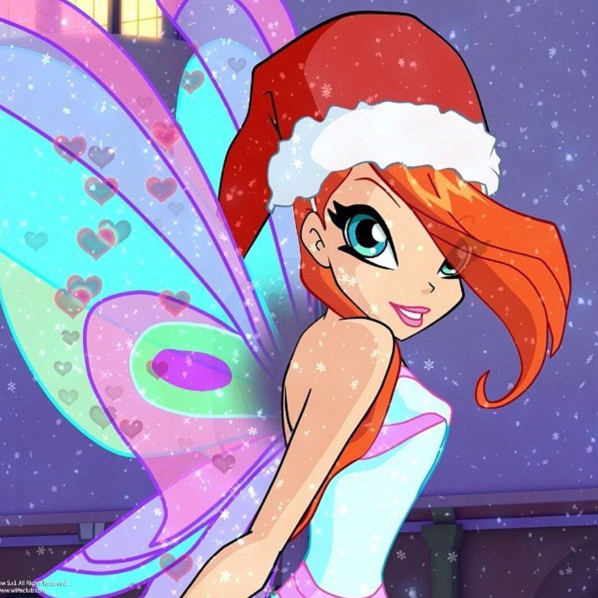Winter Merry Christmas Winx Club Bloom Winx Club Bloom Winx Club Animated Drawings